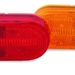 Oval Surface Mount Marker Lights