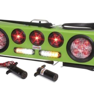Green Wireless Light Bar With Strobes