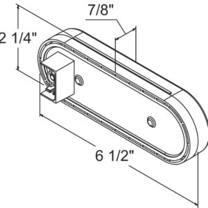 Backup Light Dimensions Diagram