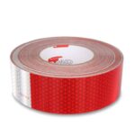 DOT Tape Red/White Reflective