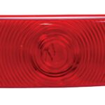 Red Oval 6.5" Incandescent Light