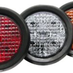4" LED tail/turn lights 3-pole plug