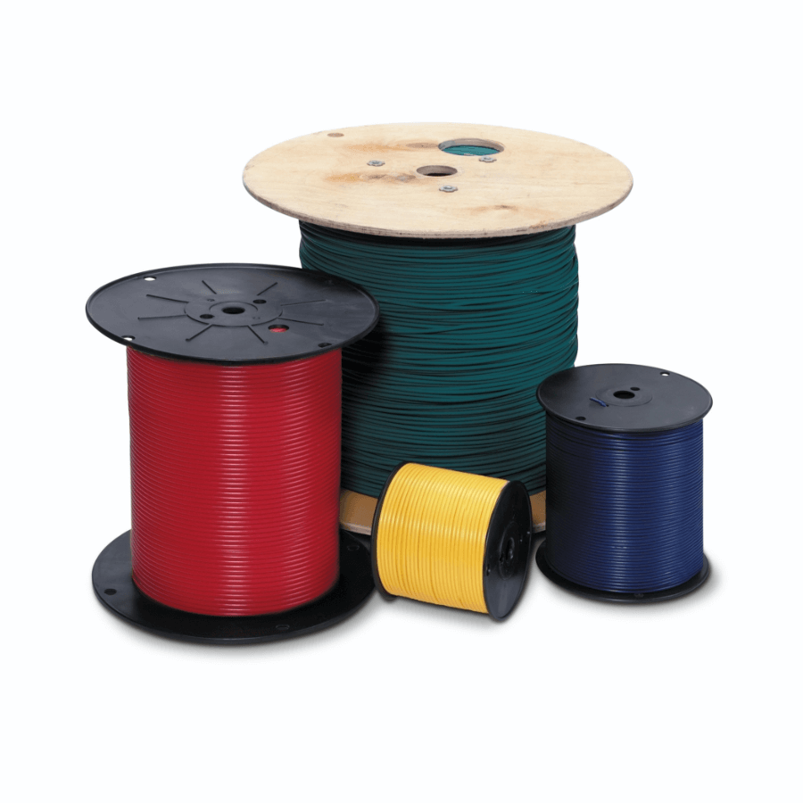 Spools of 16 Gauge Primary Wire in a Variety of Colors