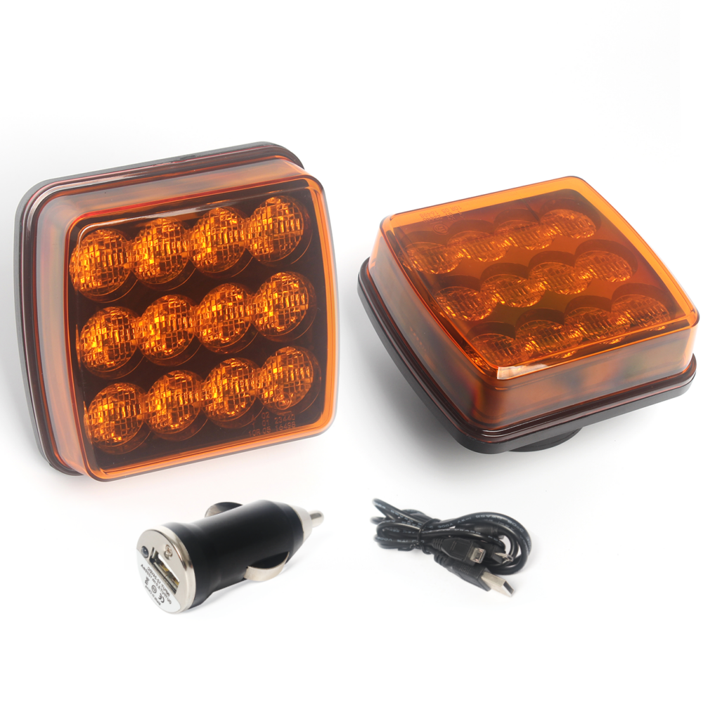 Amber LED Flasher Kit Mini LED Flashing Lights