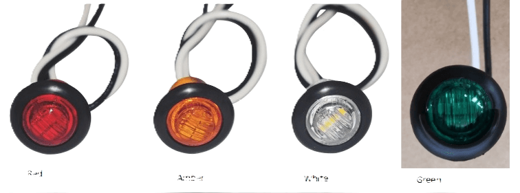 3/4” LED Clearance Marker Lights