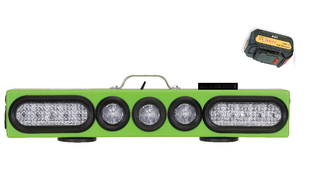 25" Wireless Tow Light w/ External Power Pack Battery