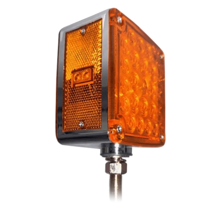 square pedestal lights