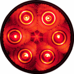 4” Round Stop Tail Turn LED with Smoked Lens