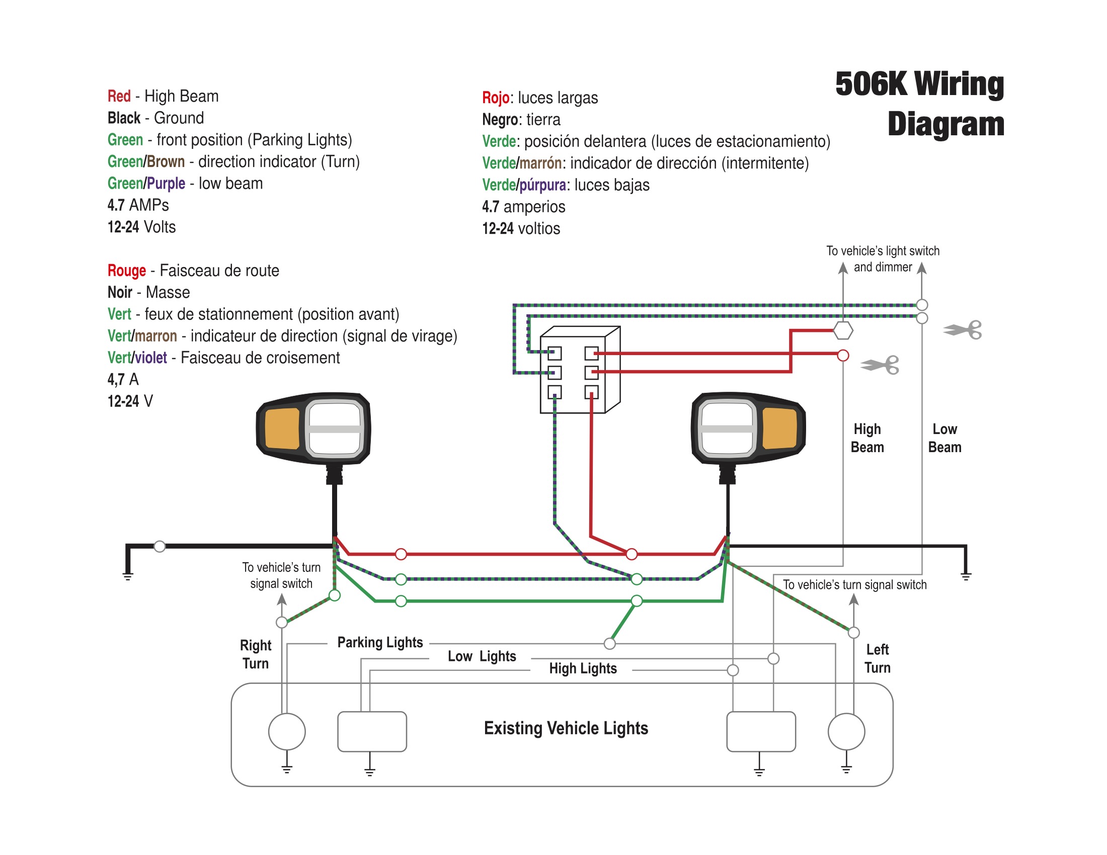 Heated LED Snow Plow light kit - Image 2